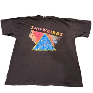 Vintage snowbirds tee, ladies large/ men small